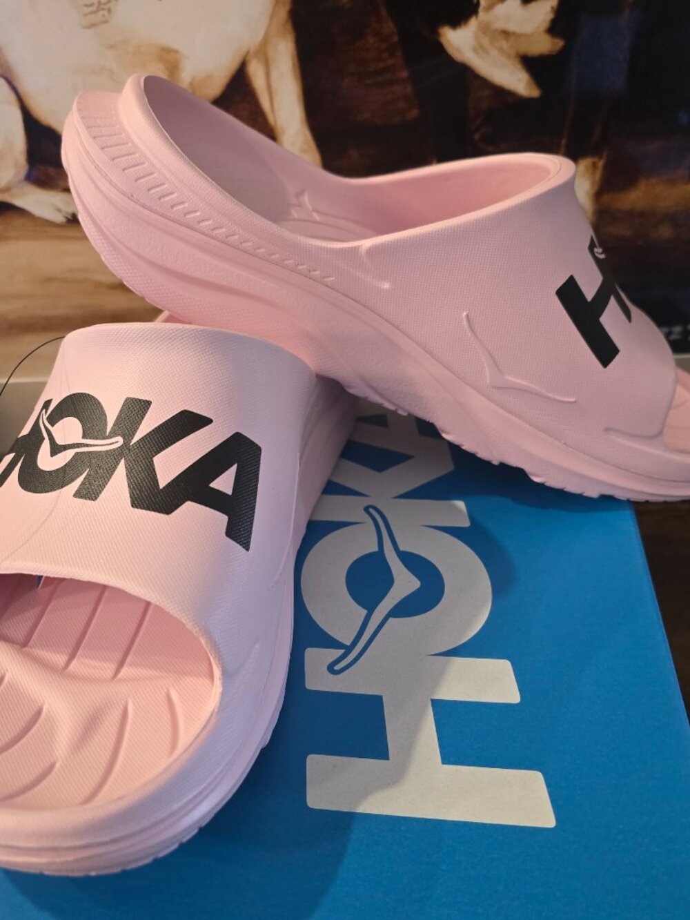 NWT Hoka Men's Ora Recovery Athletic Slide 1155154 / CNTN Pink Men's 10 NEW